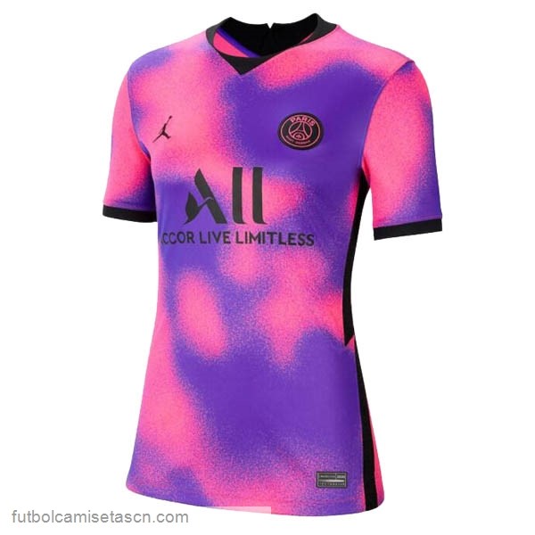 Camiseta Paris Saint Germain 4ª Mujer 2020/21 Purpura